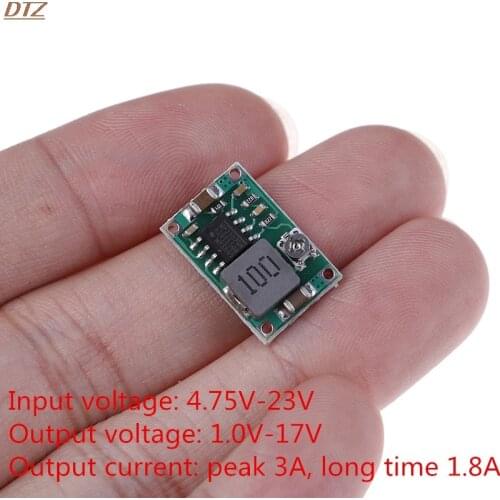 10pcs Mini 360 DC Buck Converter Step Down Module RC Airplane Module 4.75V-23V to 1V-17V LM2596 2A 96% (Highest)