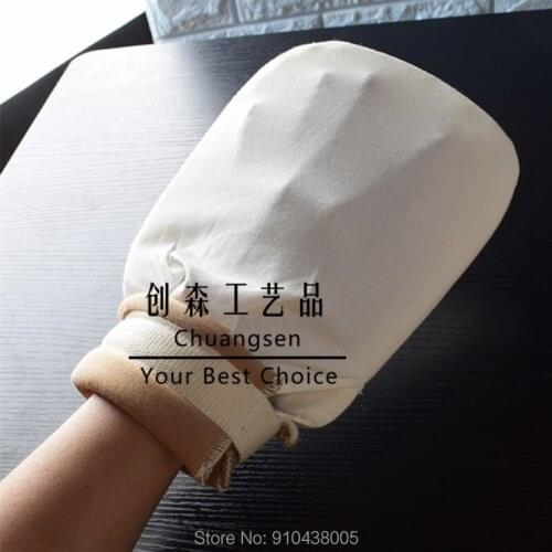 White soft cotton material constraint gloves for the older people and patient ,health care constraint mitts,elderly care