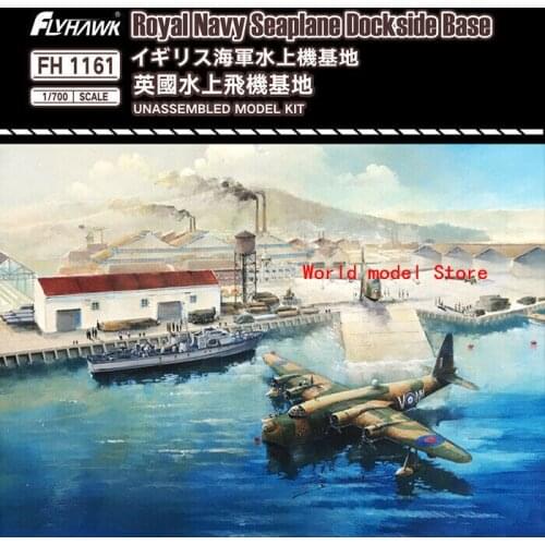 Flyhawk FH1161 1/700 Royal Navy Seaplane Dockside Base