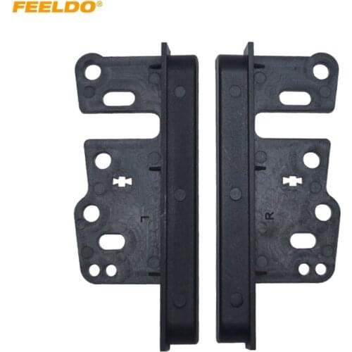 FEELDO 2Din Radio Stereo Bracket For Toyota Panel Fascia Mounting Trim Kit Refit #AM1662