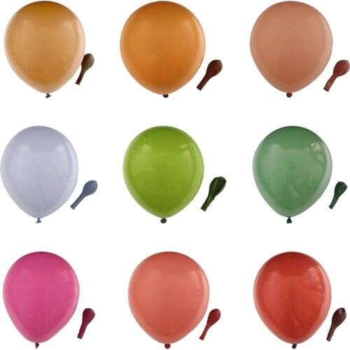 30/50pcs 10inch Retro Olive Green Apricot Coffee Latex Balloons Birthday Party Baby Shower Wedding Decorations Balloons Supplies