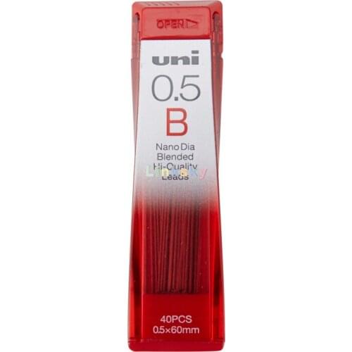 Uni Mechanical Pencil Lead, Nano Dia, 0.3/0.5/0.7/0.9-202ND,2B/HB/2H,Mechanical Pencil lead, School supplies