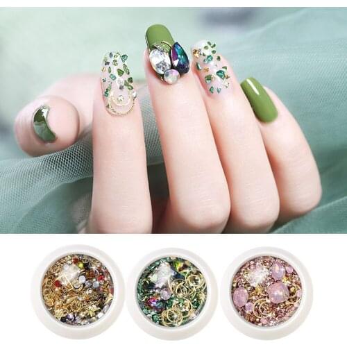 New Flash Micro-drilled Broken Diamond Crystal Sand Mixed Flash Nail Art Diy Uv Epoxy Resin Mold Decoration Jewelry