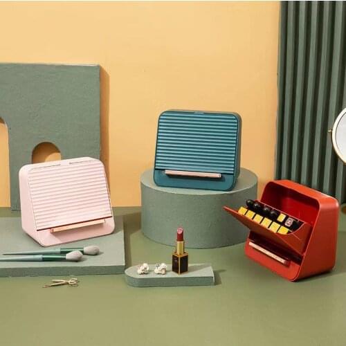 Makeup Organizer Cosmetic Storage Box Jewelry Lipstick Container Make Up Diaplay Case Holder Organizer Box Desktop Drawer