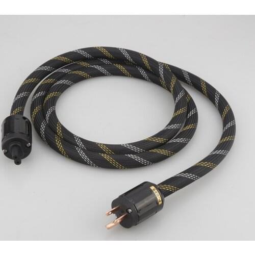 P101 Copper US Power Cord Cable With Figure 8 IEC Female socket For CD/Amplifer/DVD HIFI