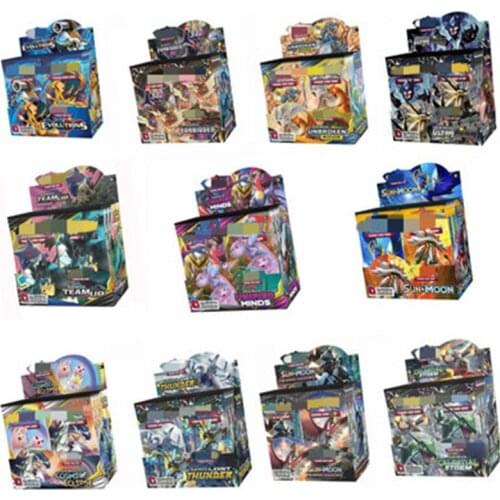 Pokemon Cards Lost Thunder English-French Trading Card Game Evolutions Booster Box Collectible Kids Toys Gift 324Pcs/Box