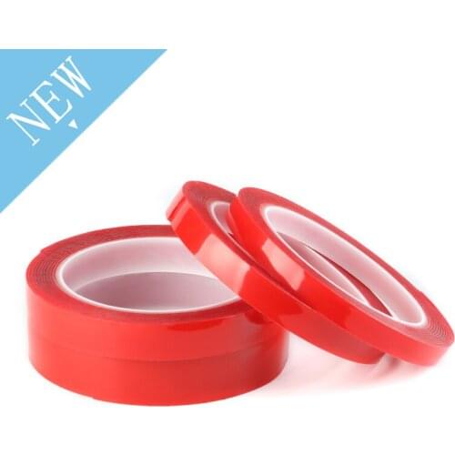 Transparent Double Sided Tape Household Wall Hangings Adhesive Glue Tapes Car Sticker Auto Adhesive Tape 15mmX3m, 30mmX3m