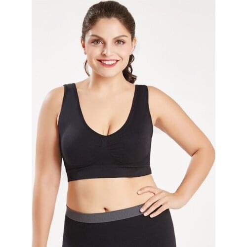 Sexy Fashion Tank Tops Seamless Bras for Women Push Up Underwear Sport Bra Camis Female Lingerie