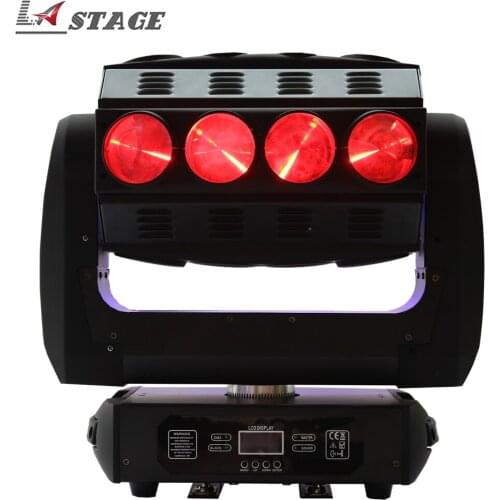 Sharpy Party Dj Disco Stage Light 16x10W Rgbw 4in1 16pcs Led Moving Head Rolling Beam Light