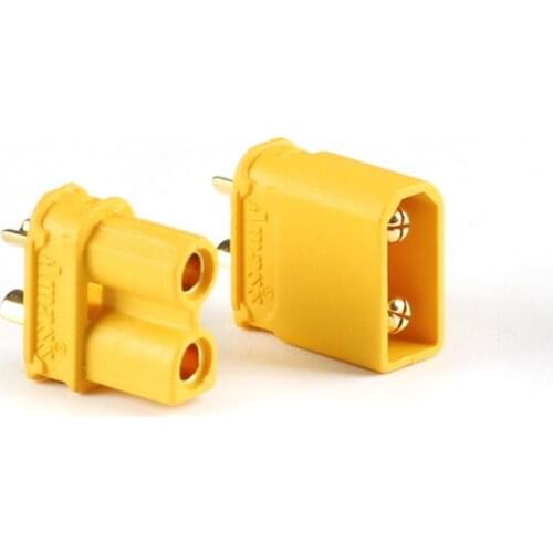 AMASS XT30U Male Female Bullet Connector Wire cable Plug XT30U-F / XT30U-M For RC FPV Lipo Battery RC Quadcopter