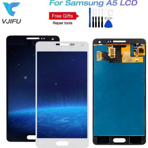VIJFU For Samsung Galaxy A5 A500 A500F A500M A500Y A500FU LCD Display Digitizer Touch Screen For A5 2015 Display Replacement