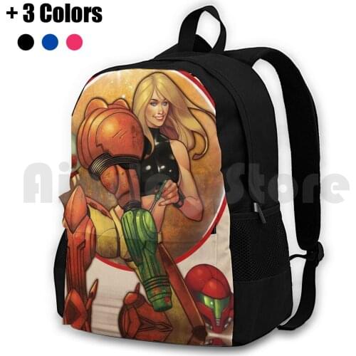 Saturday Supercade : 1994 Outdoor Hiking Backpack Riding Climbing Sports Bag Samus Samus Aran Super Metroid Varia Varia Suit