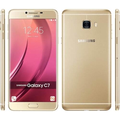Samsung Galaxy C7 C7000 5.7 inches 4GB RAM 32GB ROM Refurbished Unlocked Android Cell Phone Camera 16mp Dual SIM mobile phones