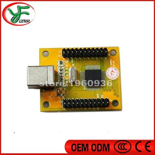 Arcade game parts PC/ PS3 USB to Jamma Arcade controller Interface 2 player joystick and push button Multicade Keyboard Encoder