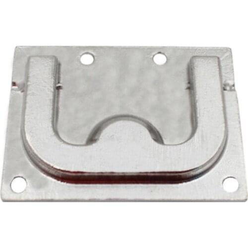 Stainless Steel Mirror Polished Square Floor Buckle Square Handle Deck Cover Buckle Cabin Compartment Cover Handle