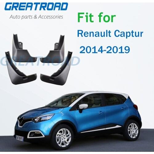 4pcs Car Mud Flaps Splash Guards For Renault Captur 2014-2018 Fender Flares Mudguards Mudflaps