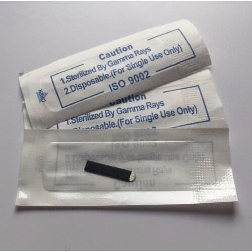50Pcs/lot Black U-shape 18 pins Blades 0.2mm Microblading Needles For Permanent Microblading Embroidery Pen Free S