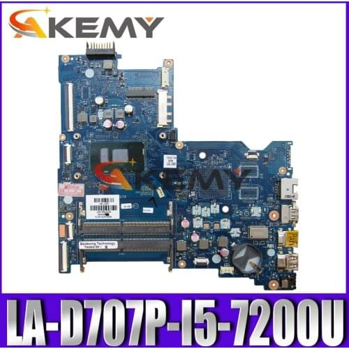 903792-601 903792-501 903792-001 LA-D707P For HP Notebook 15-AY 15-AY172 series Laptop Motherboard with I5-7200U fully Tested