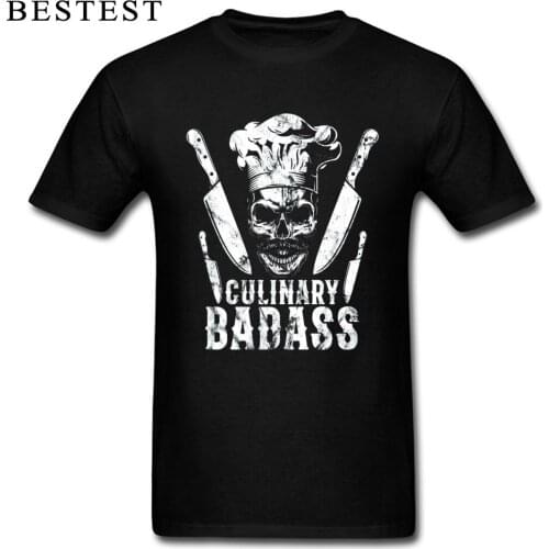 Watercolor T-shirts Pirate Chef Birthday T Shirts Men Tshirt One Piece Skull Tee Vintage Logo Black White Tops Personal Designer