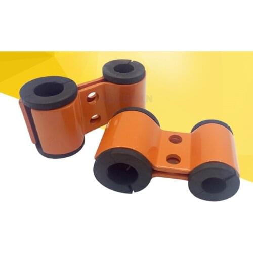 For Daewoo Doosan DX215 220 225 300-5-7-9 Excavator Boom tubing pipe clamp rubber pipe 370 Excavator Accessories