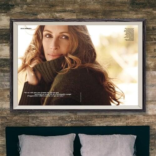 E001 Julia Roberts Sexy Model Movie Star Wall Silk Cloth Poster Art Home Decoration Gift