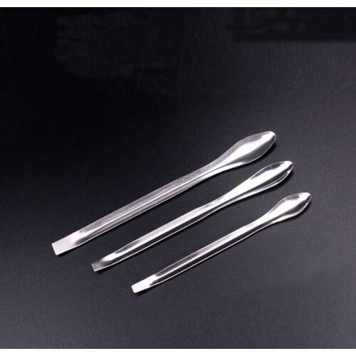 Stainless steel small medicine spoon, powder spoon, medicine spoon, reagent spoon, laboratory weighing spoon, stirring spoon