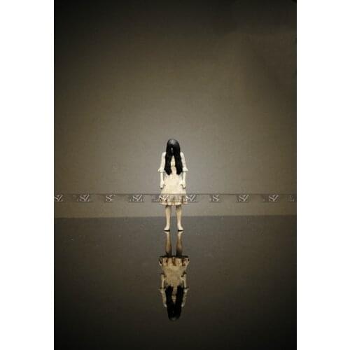 1:64 Scale Resin Die-cast Figure Model Horror Movie The Ring Sadako Decoration Collection Ornaments Scene Layout Model Toys