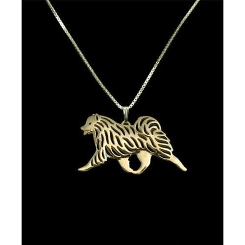 Fashion Newest Handmade Samoyed movement pendant women chain choker necklace Dog Jewelry Pet Lovers Gift Idea