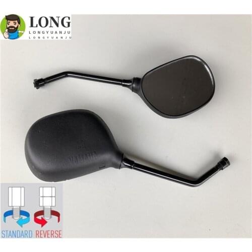 Motorcycle Mirrors for Yamaha YBR125 YBR 125 2010-2015 2016 2017 2018 2019 M10 Screw Thread Left Right Rear Rearview Mirrors