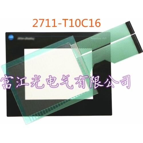 NEW PanelView 1000 2711-T10C16 2711-T10C16L1 HMI PLC Touch screen AND Front label Touch panel AND Frontlabel