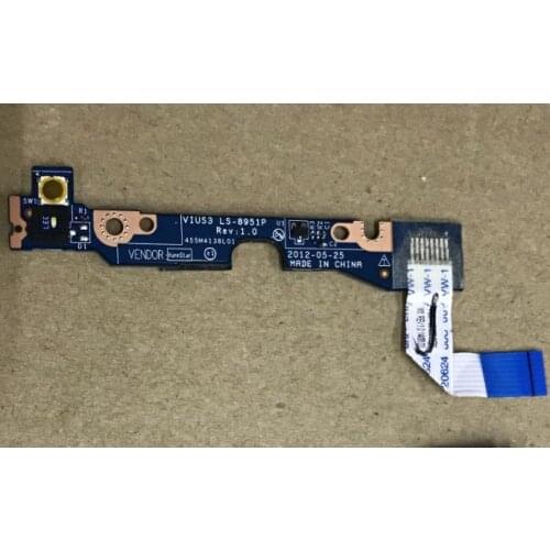 Original LS-8951P for lenovo S300 s310 s400 s405 s410 s415 power button switch board NBX00018E00 100% tested ok