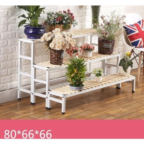 Para Macetas Estanteria Plantas Garden Shelves For Huerto Urbano Madera Dekoration Outdoor Stand Rack Balcony Flower Plant Shelf