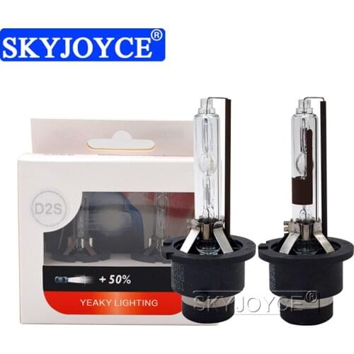 SKYJOYCE Original Yeaky D2S Xenon HID Bulb Lamp 4500K 5500K 6500K 35W D2R D4S D4R Xenon Light Auto Headlight Bulb Car Retrofit