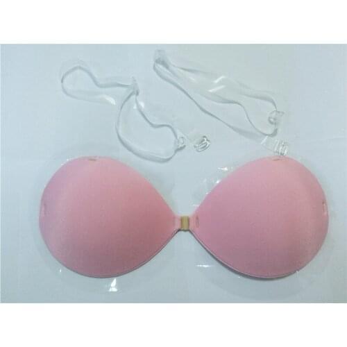 3CM thick Summer Push Up Invisible Womens Self Adhesive Strapless Bra 2019