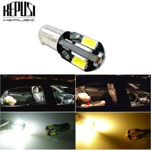 1x T4W BA9S 363 1895 233 5630 Chip LED Parking Light Canbus Auto Interior Reading Dome Lamps Car Tail Side Bulb
