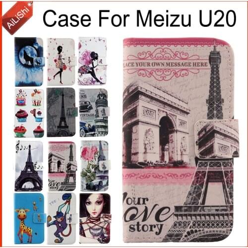 AiLiShi Factory Direct! For Meizu U20 Case Flip Holder Wallet Leather Case Protective Cover Bag 100% Special Phone