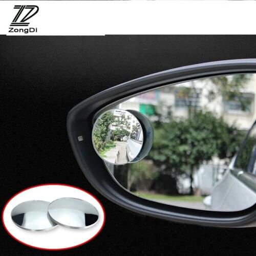 ZD 2x car stickers High Definition Adjustable Rearview Mirror for Toyota Avensis Rav4 Audi Q5 A6 Renault Captur Skoda Yeti Ford