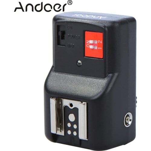 Andoer 4 Channels Wireless Remote Speedlite Flash Trigger Universal for Canon Nikon Pentax Olympus PT-04GY