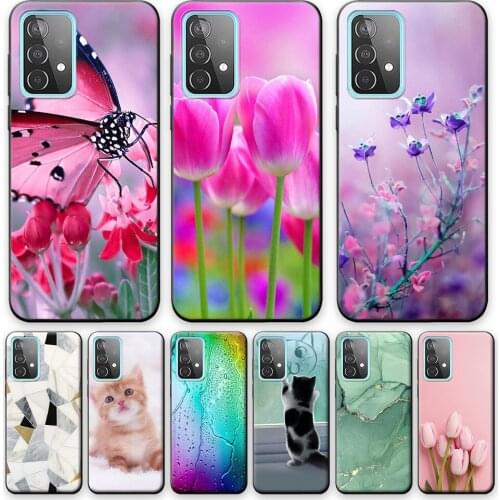 For Samsung A52 Case 5G Phone Bag on Galaxy A52 5G Shell TPU Phone Case For Samsung A52 5G 6.5" Soft Silicone Back Cover Fundas