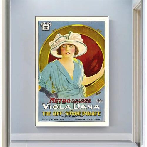 CP1099 The Off-Shore Pirate Classic Hot Movie Print Silk Fabric Poster Indoor Wall Art Decor Gift