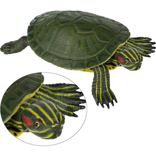 Inch Brazilian RedEared Slider Turtle Tortoise Animal Toy Action PVC Figure Baby Toys Gifts