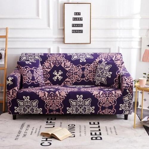Mandala Bohemia Elastic Chair Sofa Cover for Living Room Slipcovers Stretch L Shape Corner Funda Sofa Covers Spandex Couch Cover