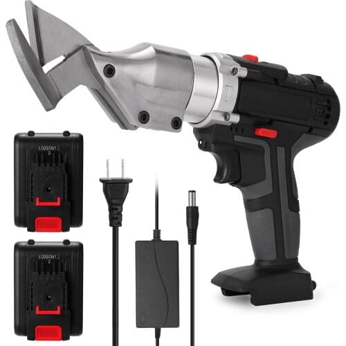 Electric Cordless Iron-Scissors Metal Cutting Tools Rechargeable Iron Shear Wireless Sheet Shears Steel Wire Cutter Adjust speed