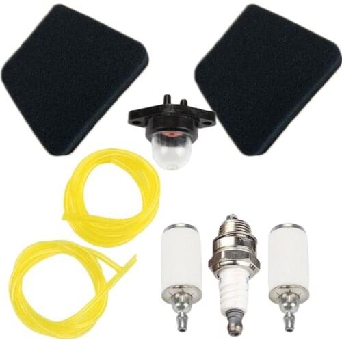 Fuel Line Filter Spark Plug Durable For Poulan 1950 2050 2150 2375 Walbro WT891