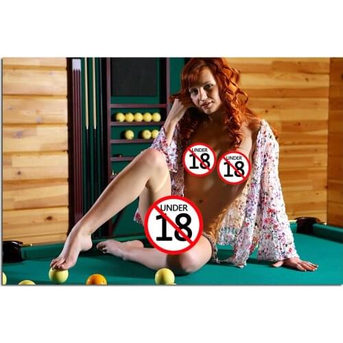 Hot Beauty Red Hair Model Canvas Poster Print Wall Art Painting for Living Room Nordic Decor