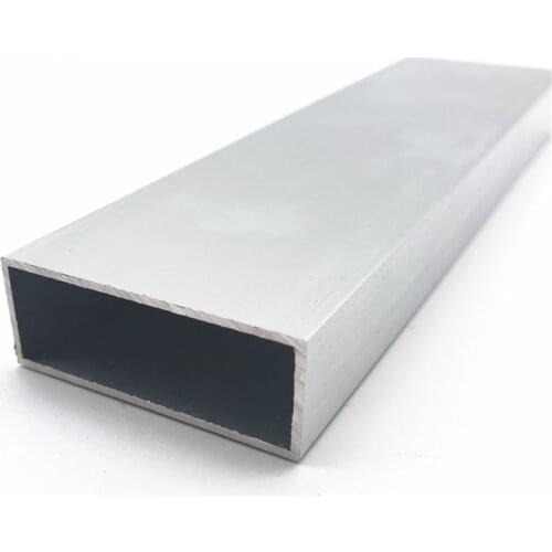 40mm*15mm*1mm square tube aluminum alloy hollow pipe rectangle straight duct vessel 100/200/300/400/500/550mm length