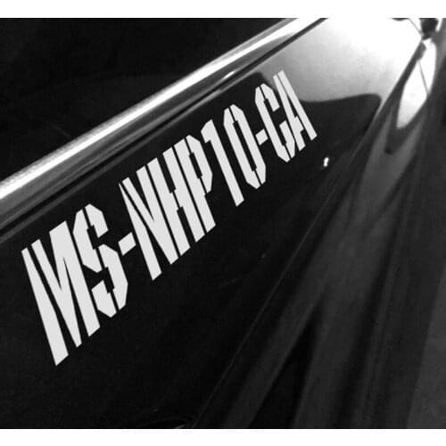 Car Styling Decal Auto Window Engine Hood Door Tail Stickers for Classic Cartoon Anime Char Squad Camouflage Number MSNHP10CA