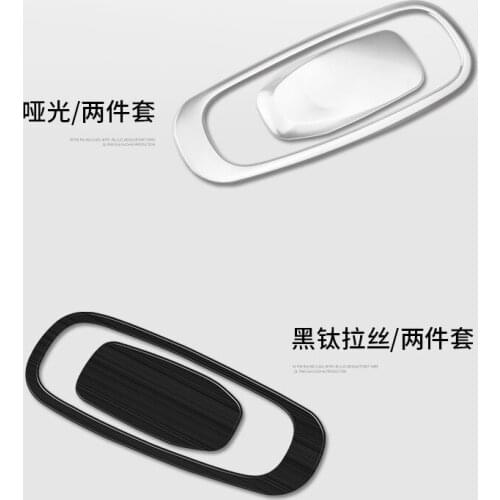 Fit For Volvo 18-20 XC60 interior modification co driver storage box glove box handle decorative sequins