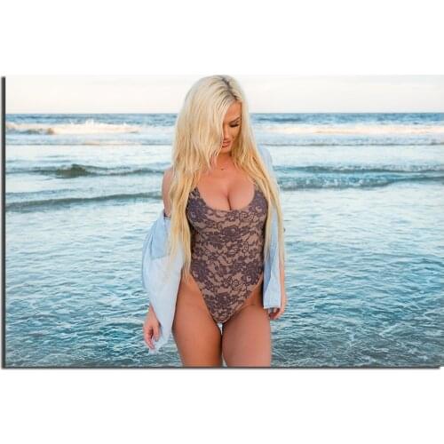 Sexy Swimsuit Girl Picture Wall Art Poster Canvas Prints Paintings for Living Room Decor