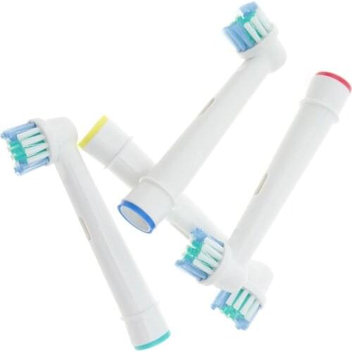 Sb-17A Electric Toothbrush Head Round Head Universal Suitable For Braun Oral-B Dupont Bristles Teeth Replacement Parts